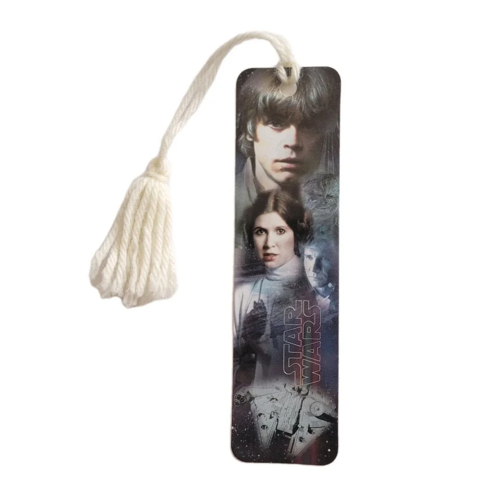Vintage Y2K Star Wars Bookmark Millennium Falcon, Lucasfilm 00s 2002, CEBM-21288